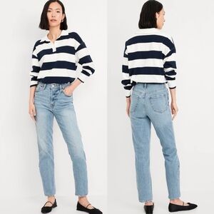 Old Navy Plus Size High Waisted OG Straight Ankle Jeans 22